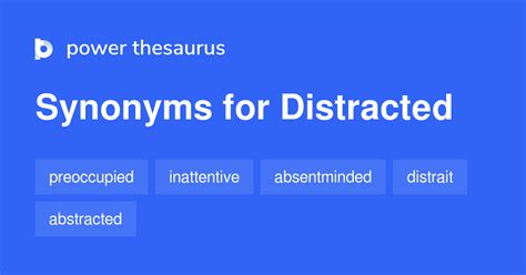 easily distracted synonym|More.